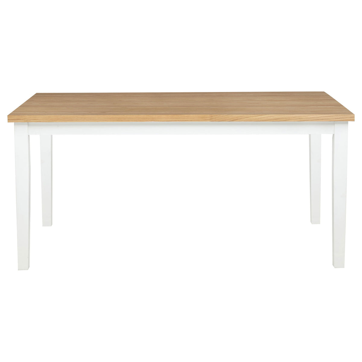 Calloway - Rectangular Dining Table - Brown / White