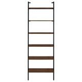 Christy - Owens - 6 Shelf Wall Bookshelf - Walnut