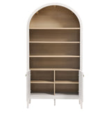 74" Tall Arched Storage Display Cabinet and Bookshelf - Bookcases available at Alpine Outlets in Denver
