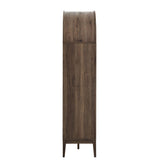 74" Tall Arched Storage Display Cabinet and Bookshelf - Bookcases available at Alpine Outlets in Denver