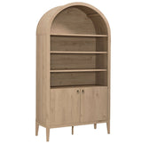 74" Tall Arched Storage Display Cabinet and Bookshelf - Bookcases available at Alpine Outlets in Denver