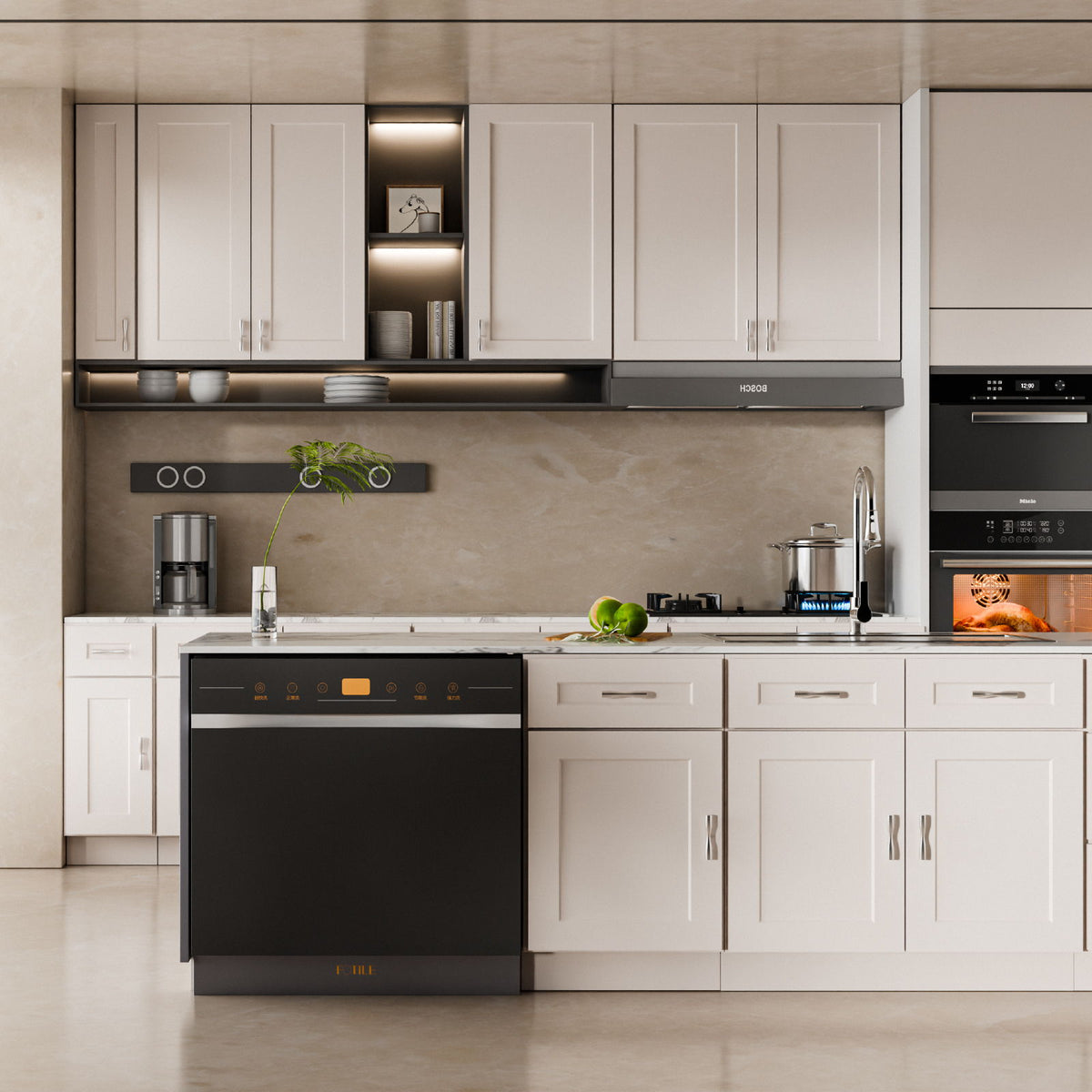 Shaker Cabinet With Soft-Close Door And Adjustable Shelves