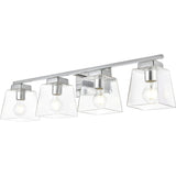 Merrick 32 Inch 4 Light Chrome Bathroom Vanity Wall Sconce