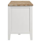 Evanston - 2 Door Stand - White