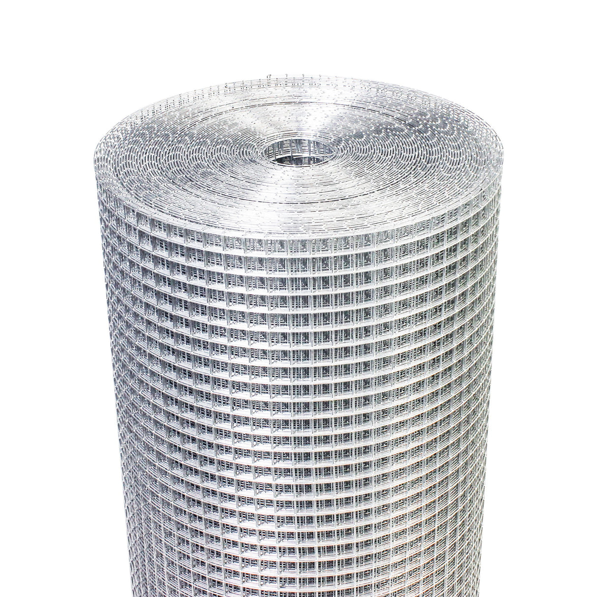 Galvanized Hardware Cloth, Metal Wire Fencing Roll For Garden And Animal Protection - Silver