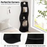 5 Tier S - Shaped Corner Shelf For Living Room