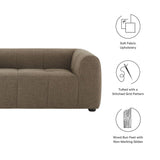 75 - Inch Liana Upholstered Fabric Deep Seat Loveseat - Loveseats available at Alpine Outlets in Denver