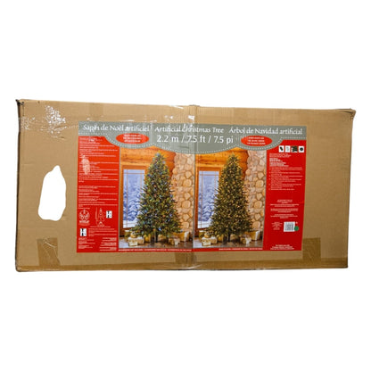 7.5' Pre - lit Radiant Micro LED Artificial Christmas Tree (ID L031234) - available at Alpine Outlets in Denver