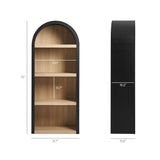 75" Tall Arched Gallery Display Shelf and Bookcase - Bookcases available at Alpine Outlets in Denver
