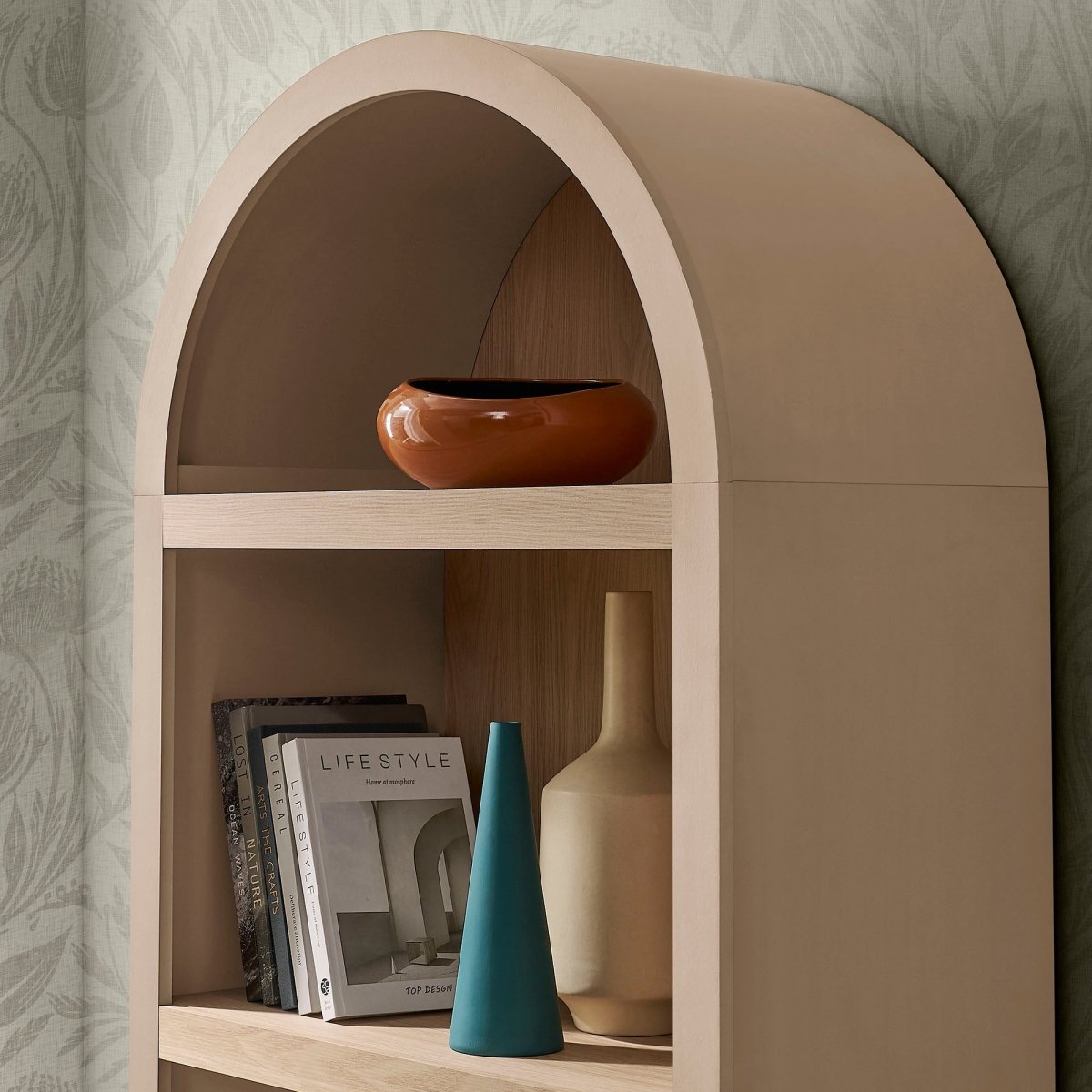 75" Tall Arched Gallery Display Shelf and Bookcase - Bookcases available at Alpine Outlets in Denver
