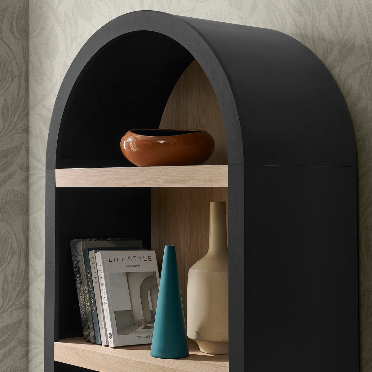 75" Tall Arched Gallery Display Shelf and Bookcase - Bookcases available at Alpine Outlets in Denver