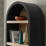 75" Tall Arched Gallery Display Shelf and Bookcase - Bookcases available at Alpine Outlets in Denver