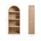 75" Tall Arched Gallery Display Shelf and Bookcase - Bookcases available at Alpine Outlets in Denver