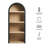 75" Tall Arched Gallery Display Shelf and Bookcase - Bookcases available at Alpine Outlets in Denver