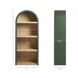 75" Tall Arched Gallery Display Shelf and Bookcase - Bookcases available at Alpine Outlets in Denver
