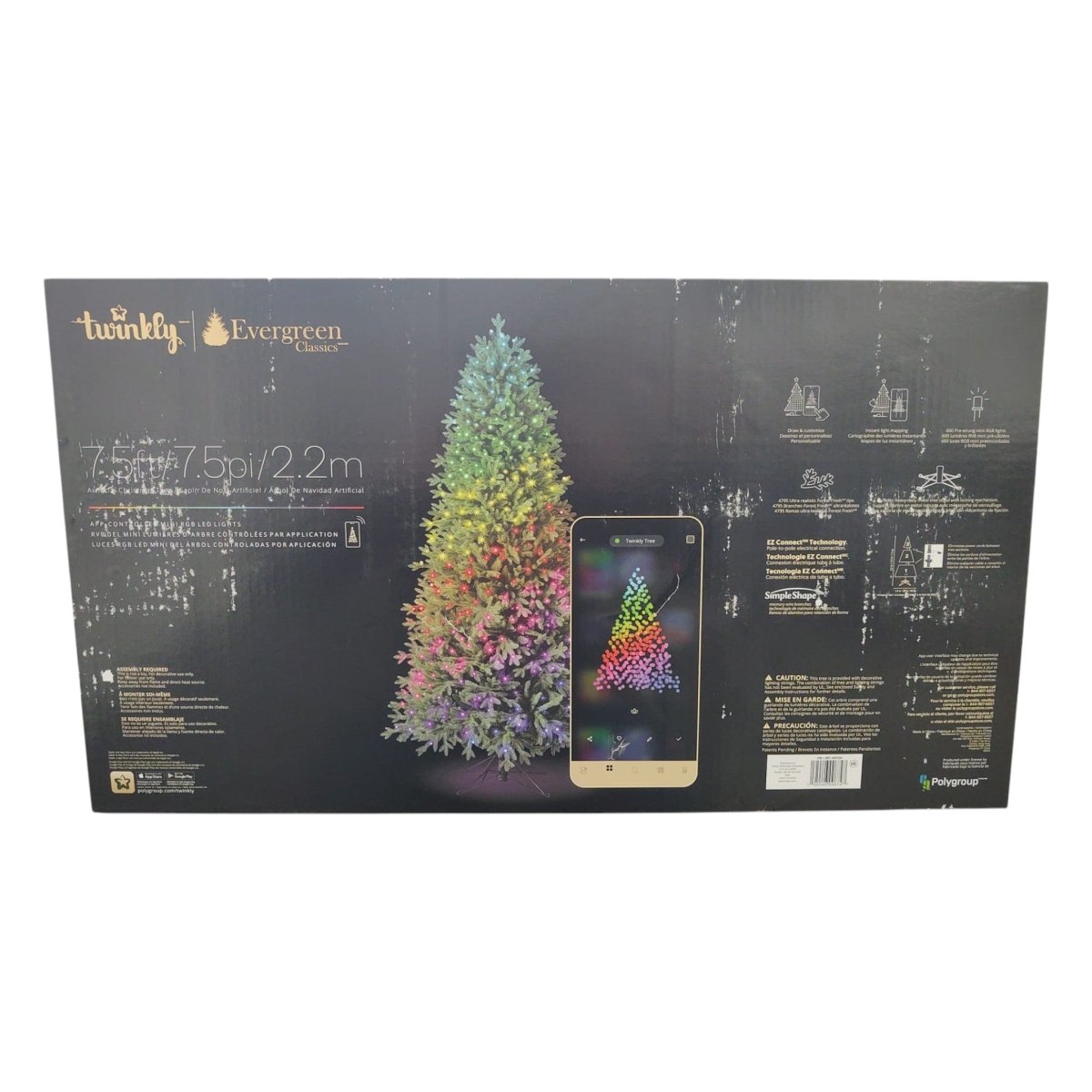 7.5' Twinkly LED Tree with App (ID N083456) - available at Alpine Outlets in Denver