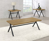 Colmar 3-Piece Coffee Table Set, Golden Oak