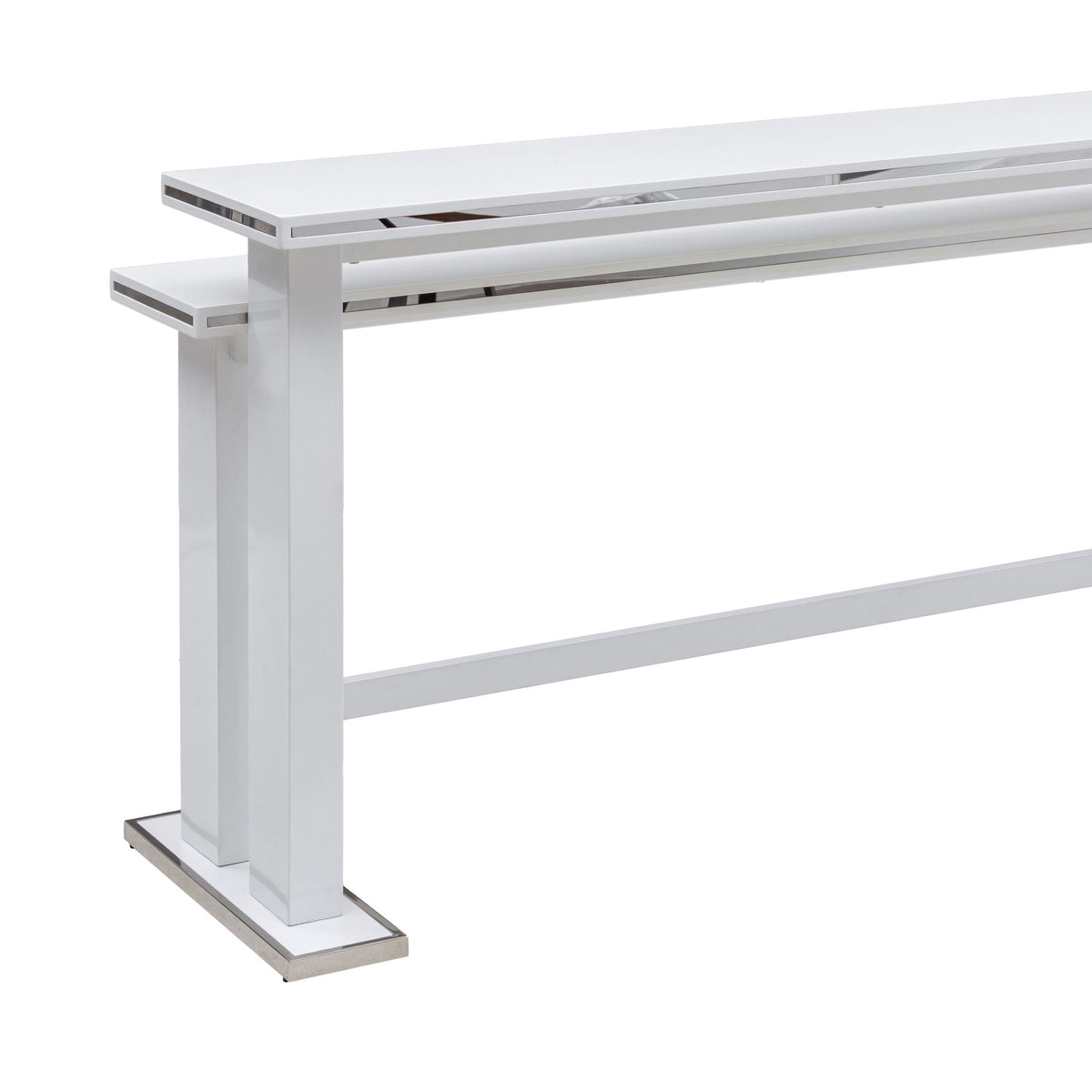 Amanda - 72" Rectangle Wood Console Table - White