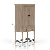 Bar Cabinet Colored - Sand - Wine Cabinets - Alpine Outlets