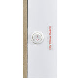 Lindy - Floor Mirror - Glossy White