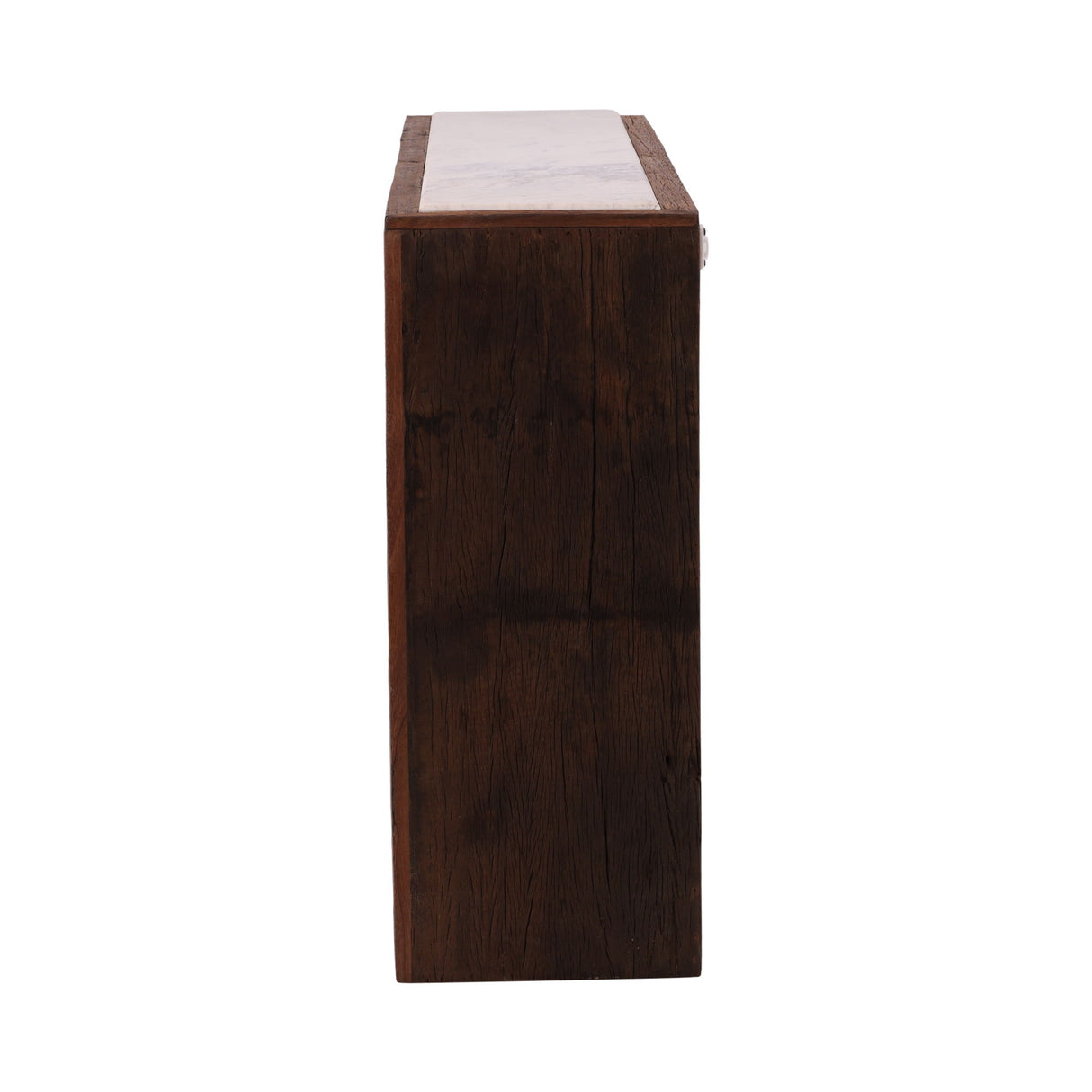 Cole - Console - Dark Brown / Beige