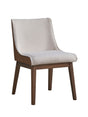 Ginny - Boucle Velvet Side Chair (Set of 2) - Walnut - Chair Sets - Alpine Outlets