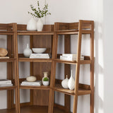 76" 3 - Piece Wood Corner Bookshelf Set with Narrow Units - Bookcases available at Alpine Outlets in Denver