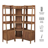 76" 3 - Piece Wood Corner Bookshelf Set with Narrow Units - Bookcases available at Alpine Outlets in Denver
