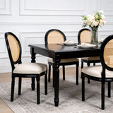 French Country Dining Chairs With Round Back (Set of 2)