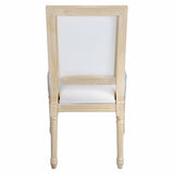 Dining Chairs With Upholstered Square Back (Set of 2)