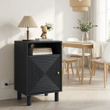 Nightstand With Charging Station & Storage