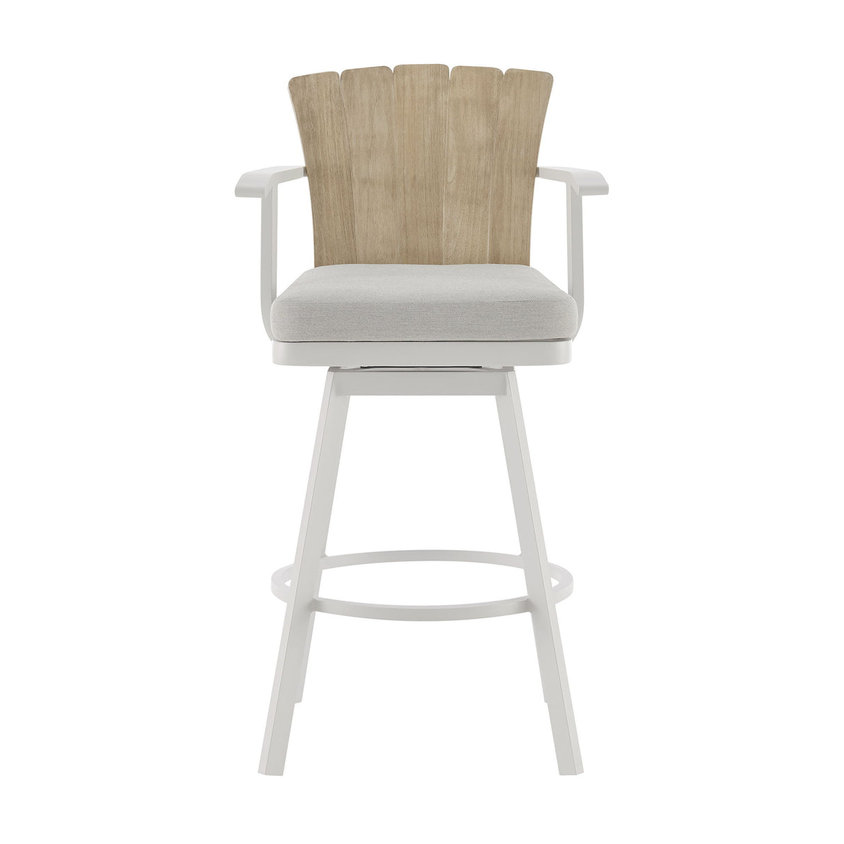 Hazel - Outdoor Patio Swivel Counter Stool Set