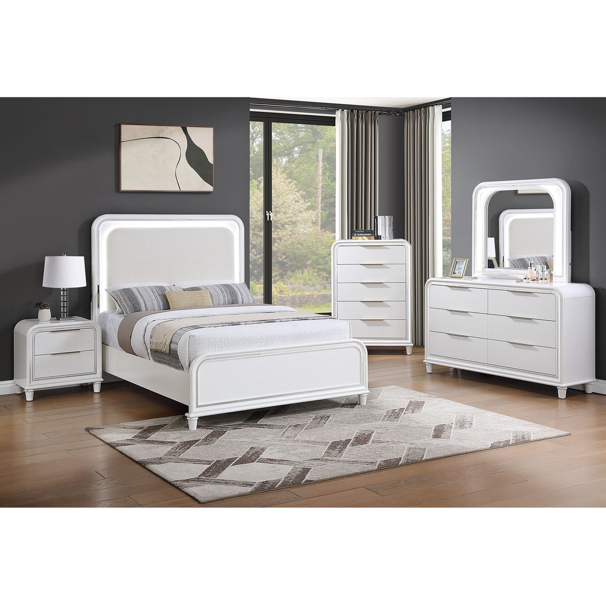 Dresser 6 Drawers - White