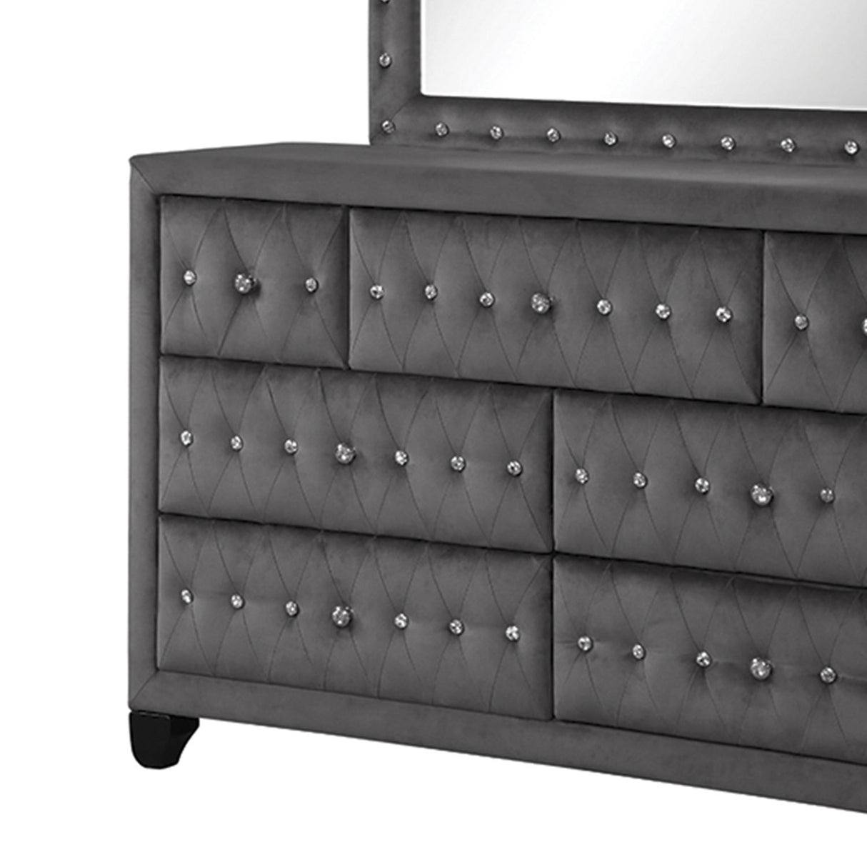 Sophia - 7 Drawer Dresser - Gray