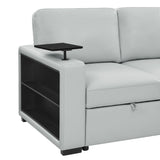 Tracey - Sofabed With Pullout - Silver
