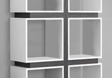 Bookshelf, Bookcase, Etagere, 5 Tier, For Office, Contemporary & Modern - White - Etageres - Alpine Outlets
