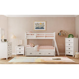 Hampton Kids - Bunk With Ladder And Trundle Bedroom Set