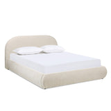 Archie Puffy Grounded - Upholstered Platform Bed