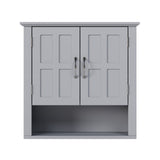 Multi Functional Wall Mounted Cabinet With Adjustable Shelves For Bathroom