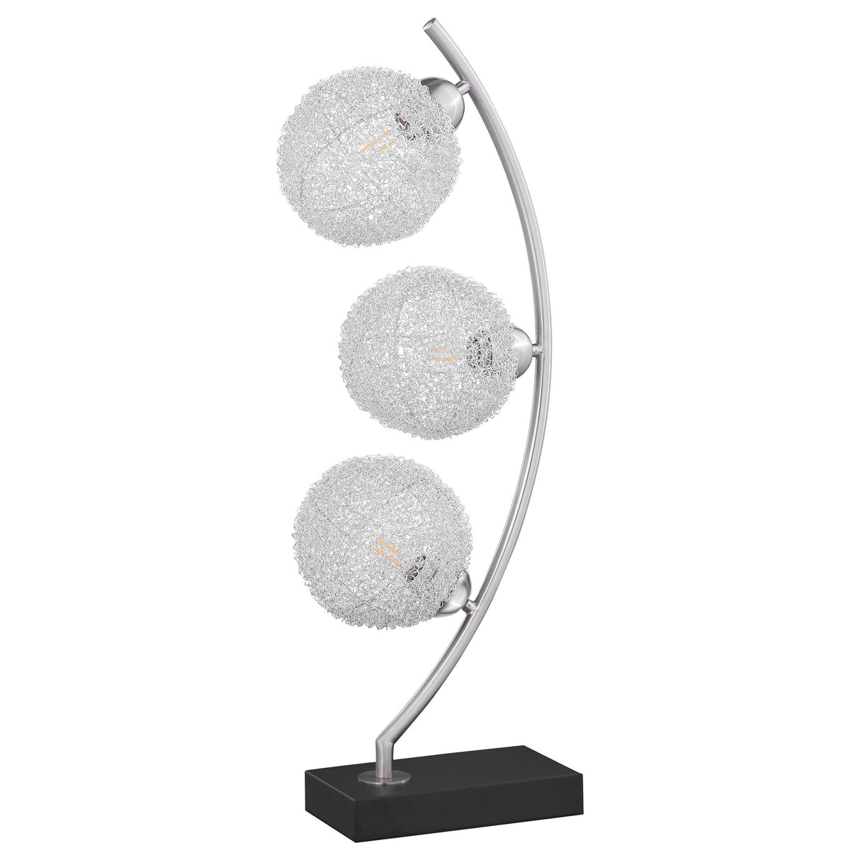 Mcdougal - Spherical Table Lamp With LED Lighting - Black