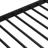 Twin Over Full Bunk Bed With Large Under-Bed Storage - Black