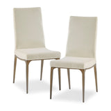 Captiva - Dining Side Chair With Upholstery (Set of 2) - Cream