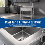 Freestanding Utility Sink With Accents