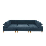 Modern Modular Sectional With Adjustable Back Support