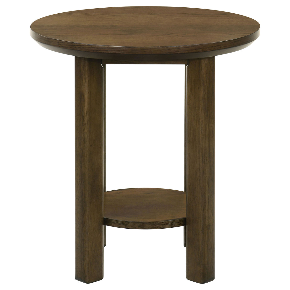 Crispin - Round Table With Lower Shelf