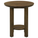 Crispin - Round Table With Lower Shelf