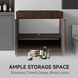 Freestanding Bathroom Vanity Cabinet With Soft Close Doors, Cabinet Only