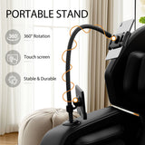 Zero Gravity Massage Chair Recliner, 10 Massage Heads And Full Body Air Pressure - Black
