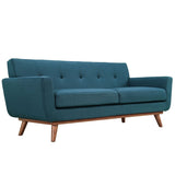 78 Inch Mid - Century Modern Upholstered Fabric Loveseat - Loveseats available at Alpine Outlets in Denver