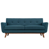 78 Inch Mid - Century Modern Upholstered Fabric Loveseat - Loveseats available at Alpine Outlets in Denver